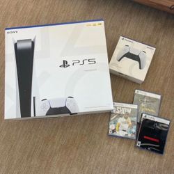 Brand New Console Disc Version 3 Game + 1 Controller Bundle 