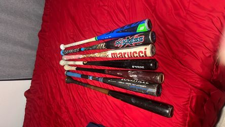 Lot of 7 Baseball Bats throw offers