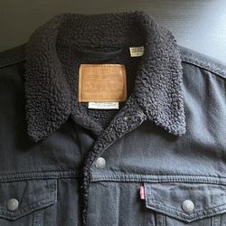 Levi Men's Sherpa Denim Jacket