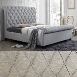 Queen size headboard, footboard, and rails for 799