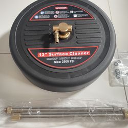 13” Surface Cleaner. Max: 2500 PSI
