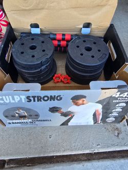 Sculpt Strong Adjustable Dumbbell Weights
