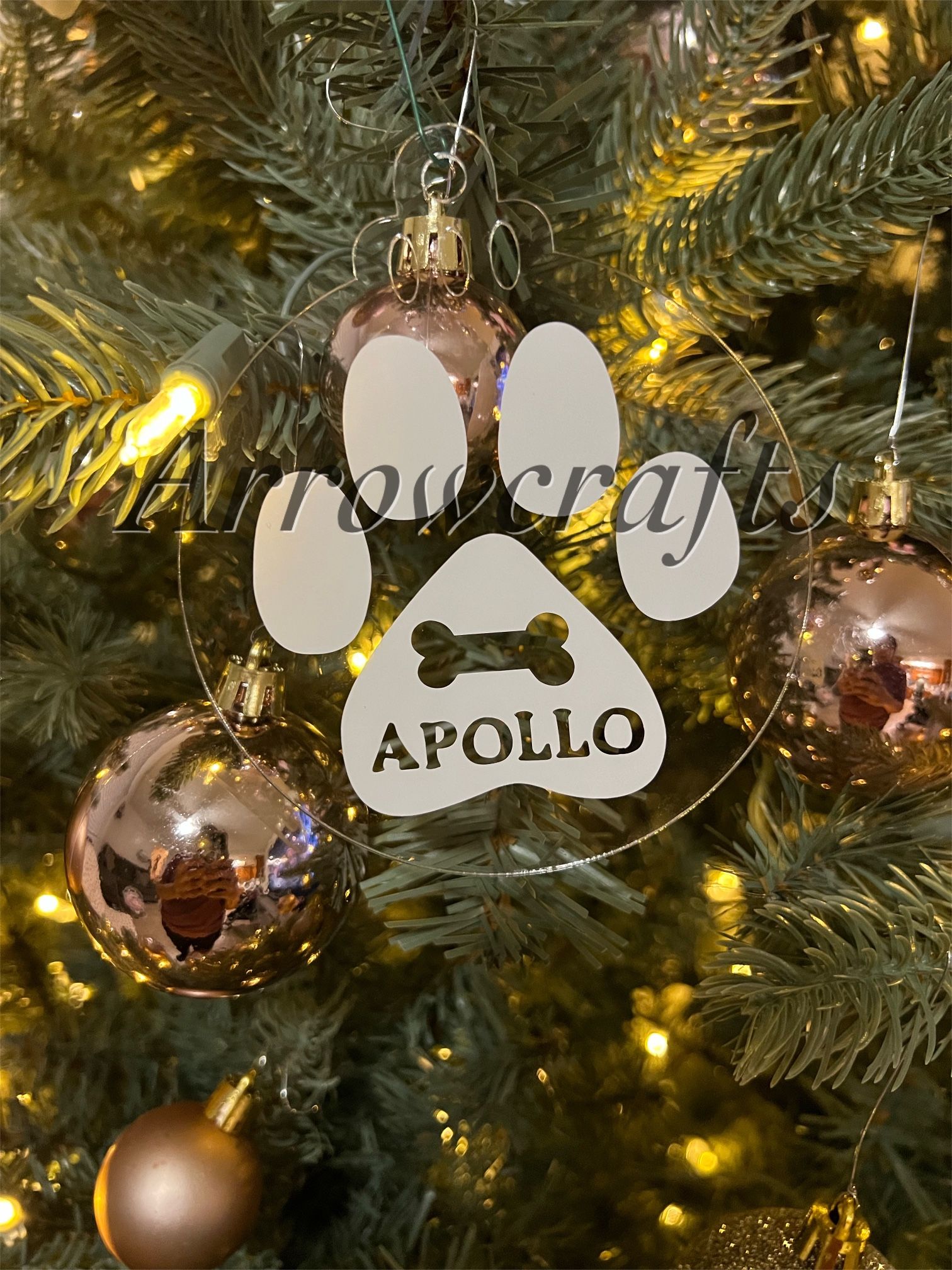 Acrylic Christmas ornaments