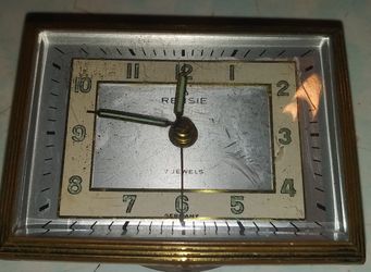 Vintage Rensie 7Jewel alarm clock