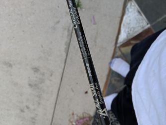 Graphite baitcaster rod fishing