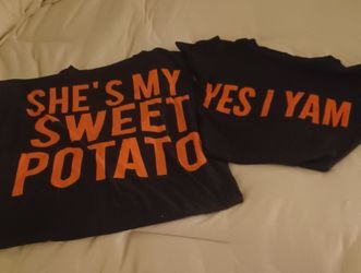 Fun Thanksgiving shirts for couple