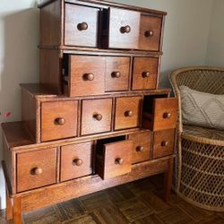 Vintage Apothecary Cabinet