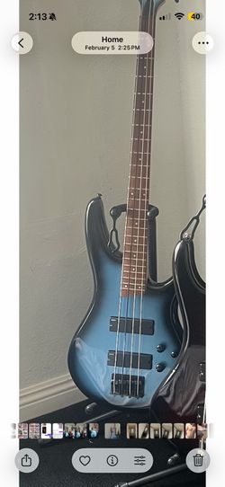 Ibanez SR250 Blue Burst 4 string bass