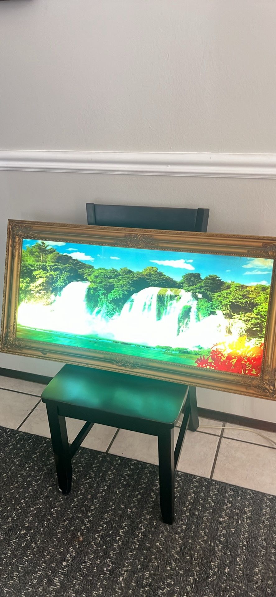 Vintage Lighted Picture 