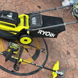 RYOBI 40V HP Brushless 20 in. Cordless Electric Battery Walk Behind Self-Propelled Lawn Mower with 6.0 Ah Battery and Charger