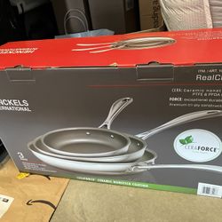 Henckels Ceramic Nonstick Pans 3-Piece