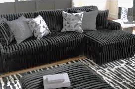 Ashley Sectional Sofa Corduroy
