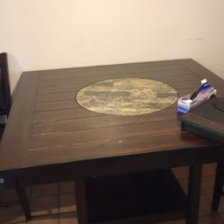 Wooden Table 4 Chairs