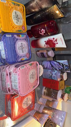 Sephora, ultra, and bath and body products