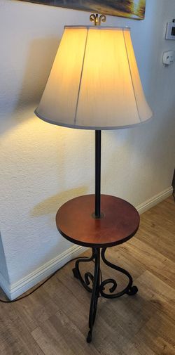 Lamp with Side table