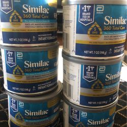 Similac 360 Total Care  6 Cans  7 Oz Each