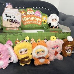 Kimipapa animal series vinyl plush keychain