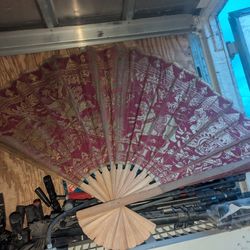 LARGE 45" BALINESE FAN 