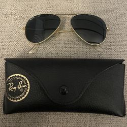 Ray Ban Aviators Gold Frame