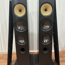 LIKE NEW B&W BOWERS & WILKINS 683 S2 FLOORSTANDING SPEAKERS 