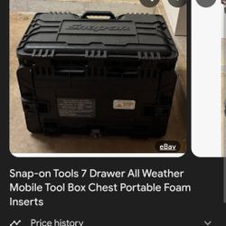 Snap On All Weather Tools Chest With Tools