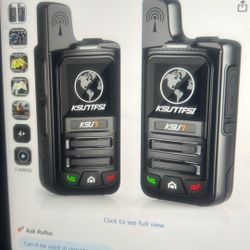 2 Pack Of Walkie Talkies 