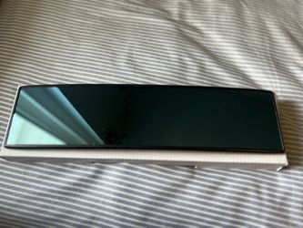 4 X 4 Blue Antiglare Curved Clip on Rear View Mirror