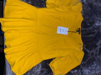 Woman’s blouse mustard color