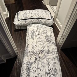 MOVING MUST SEL BY 6/29b KING Size Set (incl. DUVET Cover and INSERT& 2 shams BONUS 
