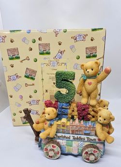 New Cherished Teddies 5 Teddies Float Figurine Anniversary Bear Limited teddy 

MINT CONDITION,  STORED IN THE BOX, COMES WITH ORIGINAL PACKAGING
Five