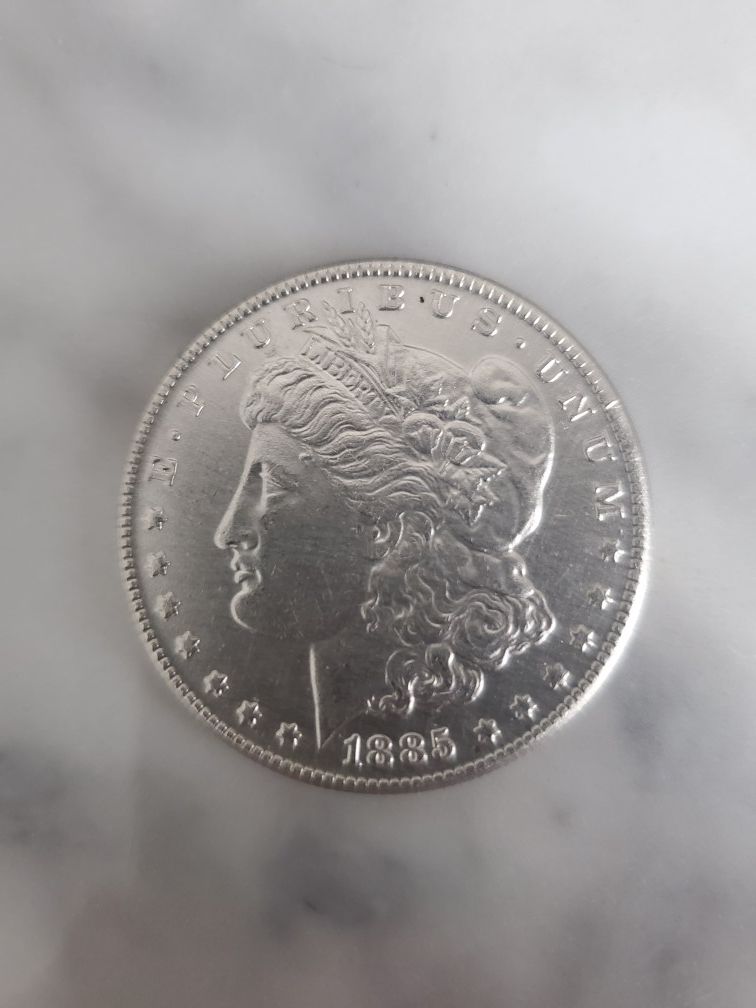1885 (CC) Silver Morgan Dollar