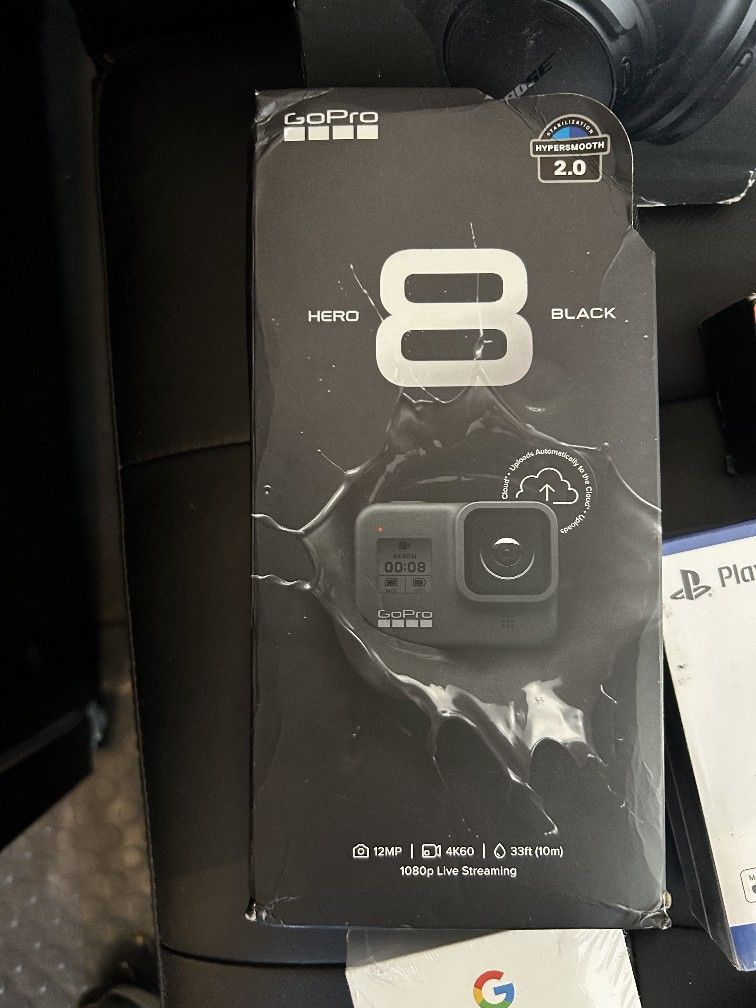 GoPro HERO8 Black - Waterproof Action Camera with Touch Screen 4K Ultra HD Video 12MP Photos 1080p Live Streaming Stabilization