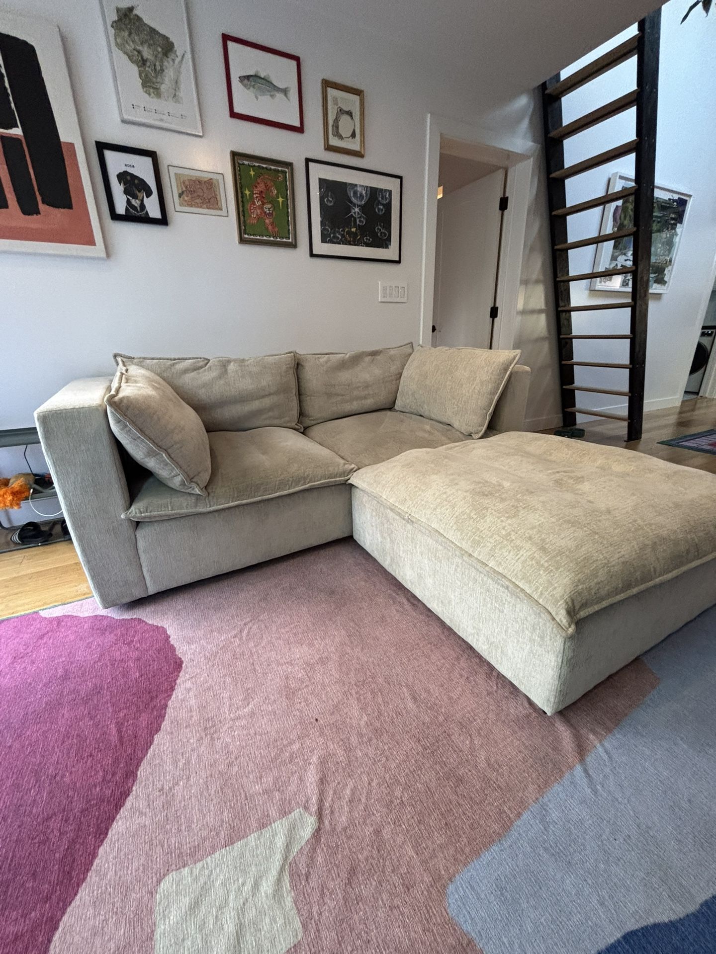 Joybird Loveseat Sectional $1000