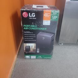 Lg Portable Air Conditioner Black 7000 BTU.