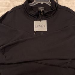 Luxe-T Zip Up Sweat Pullover 