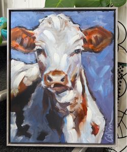 Cow Canvas Painting