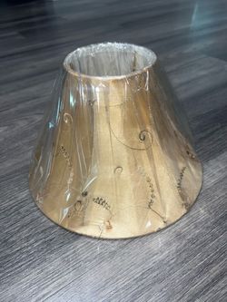 Cute gold bell lamp shade