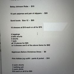 Girls Clothing Bundle & Save Size 6/7