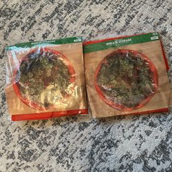 New Wreath Storage. Both For $10 
