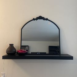Mirror And Wall Shelf 
