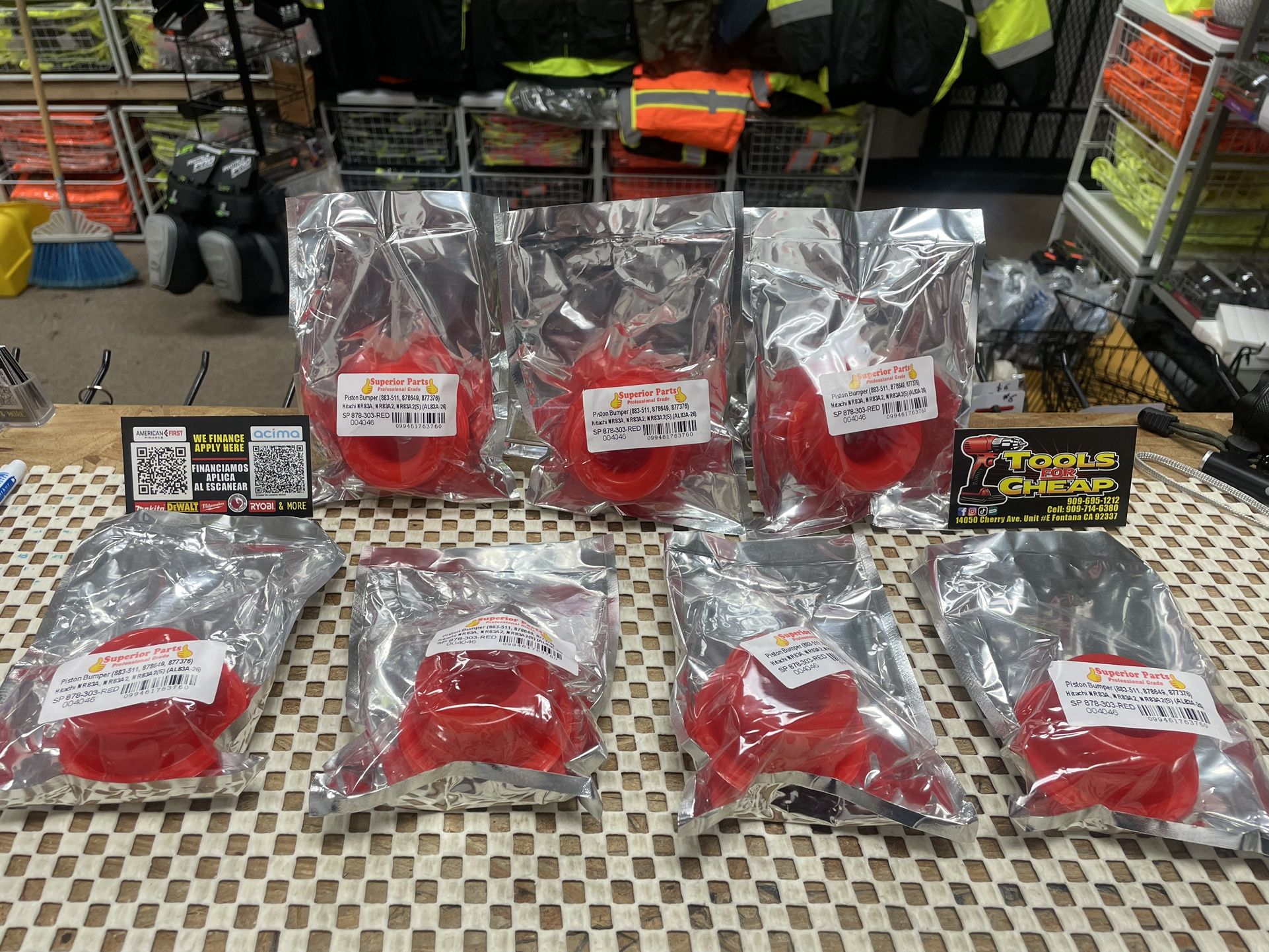 Hitachi NR83A Pistón Bumper $18 Each.