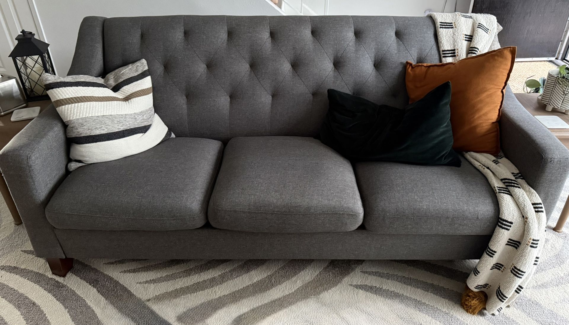 Trendy Gray Sofa