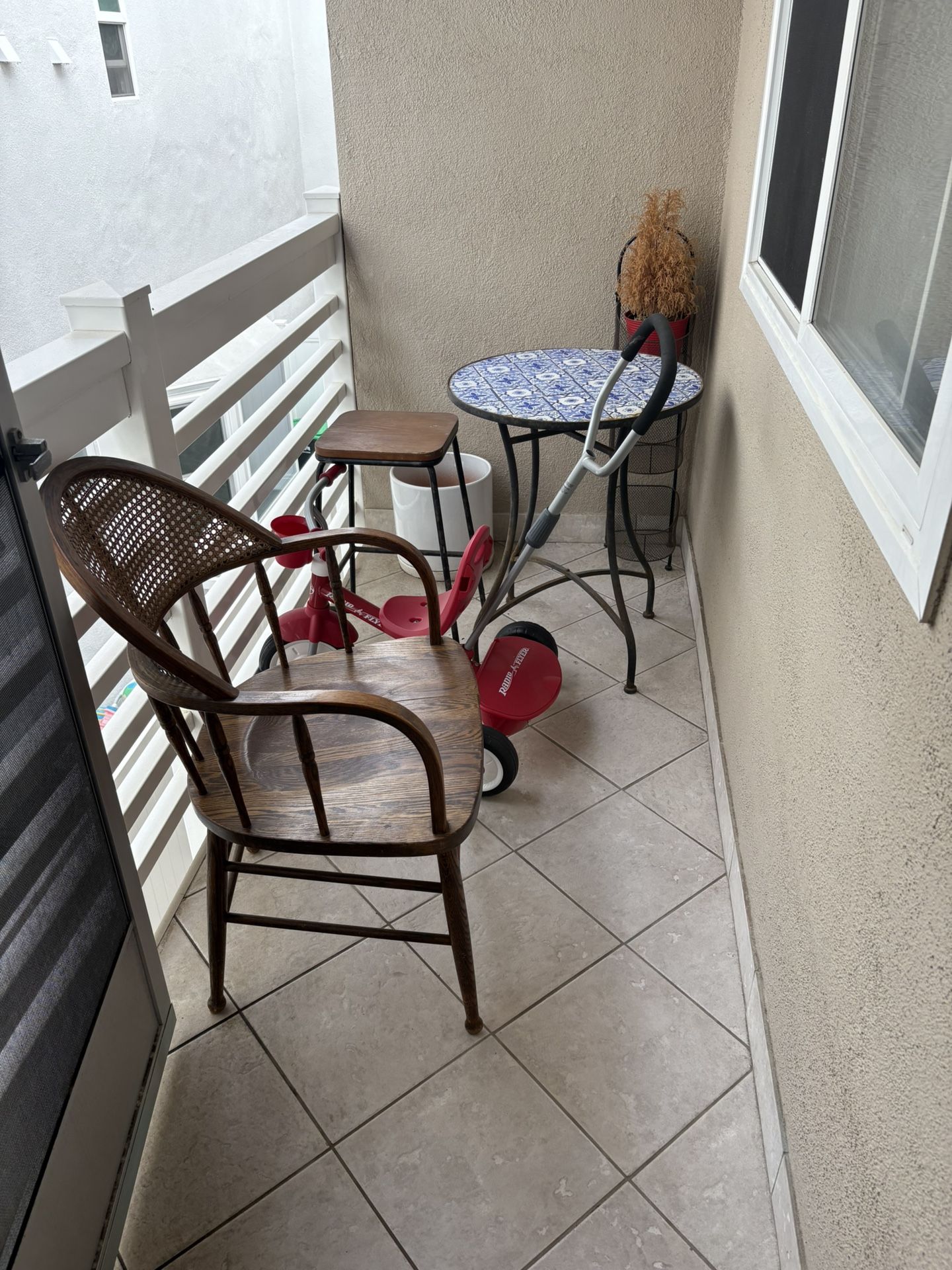 FREE chair, Stool, Table And Kids Push Bike