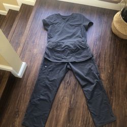 Grey Dickies Brand Scrub Set