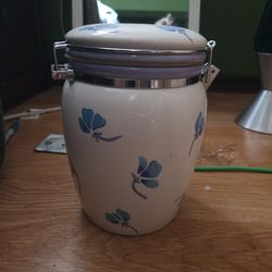 vintage Inspirado Stonelite canister cookie jar