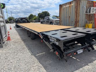 2026 Trial Max 40' Flat W/Mega Ramps for Rent.