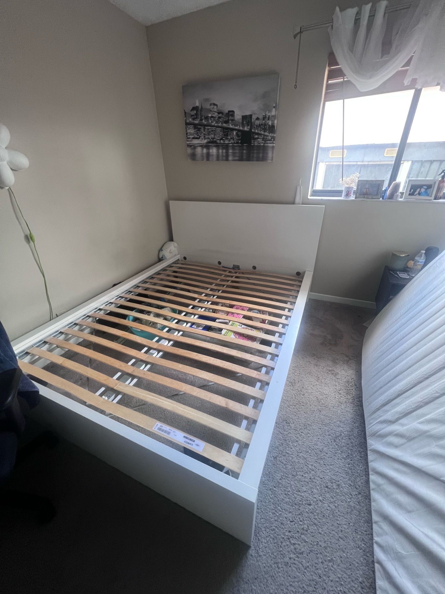 Queen bed with free mattress