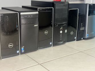 Asus and Dell Pc Towers