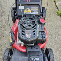Craftsman Front Wheel Drive Self-propelled Lawnmower With Bag 