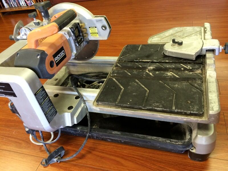 Ridgid wts2000l tile saw deals